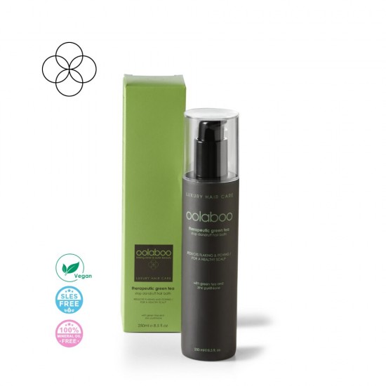 Oolaboo Therapeutic Green Tea stop dandruff hair bath 250ml