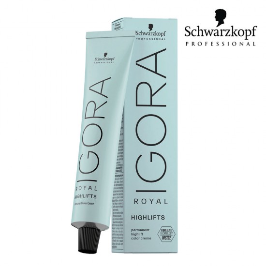 Schwarzkopf Pro Igora Royal Highlifts 10-49 Ultra Blonde Beige Violet hair color 60ml