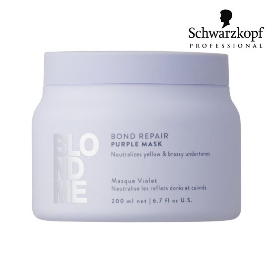 Schwarzkopf Pro BlondMe Bond Repair purple mask 200ml