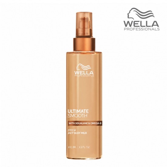Wella Ultimate Smooth Silky Milk smoothing leave-in hair milk with heat protection 100ml