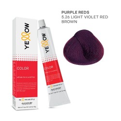 Yellow Color permanent cosmetic coloring cream 100ml Nr.5.26