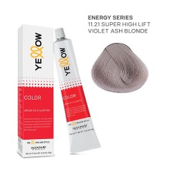 Yellow Color permanent cosmetic coloring cream 100ml Nr.11.21