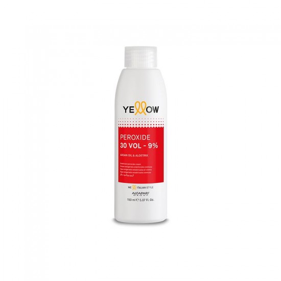Yellow Color 30 Vol 9% stabilized peroxide cream 150ml