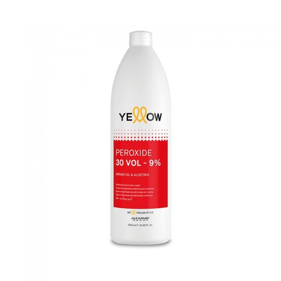 Yellow Color 30 Vol 9% stabilized peroxide cream 1L