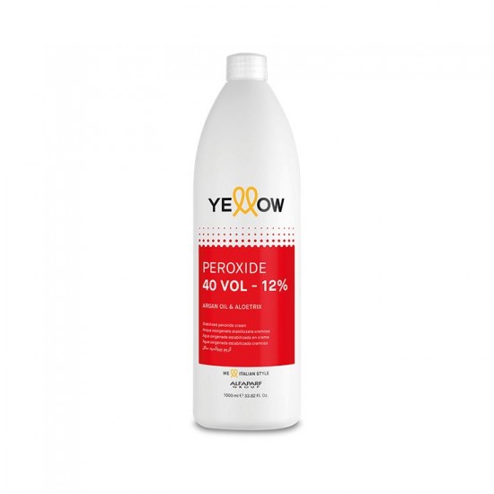 Yellow Color 40 Vol 12% stabilized peroxide cream 1L
