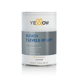 Yellow Bleach 7 Levels Of Lift bleaching powder 7 levels of lift 500g