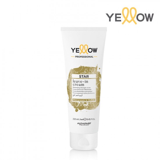 Yellow Star Illuminating and detangling Leave-In cream for all hair types 250ml
