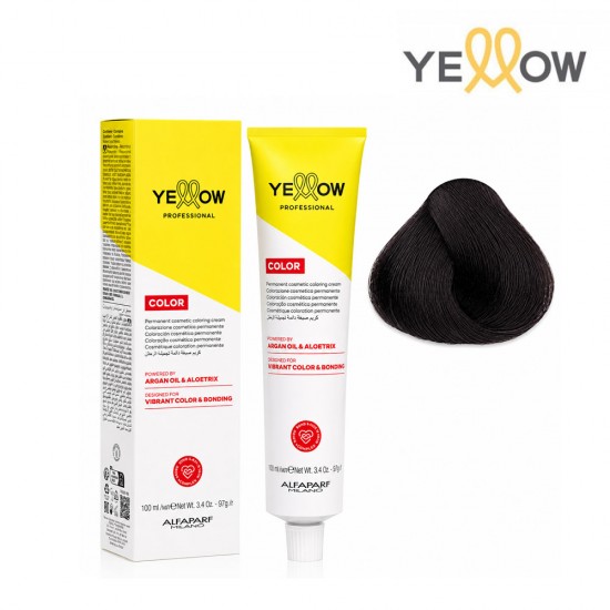 Yellow Color permanent hair color Nr.5.35 100ml