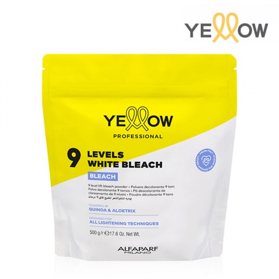 Yellow White bleaching powder up to 9 levels 500g