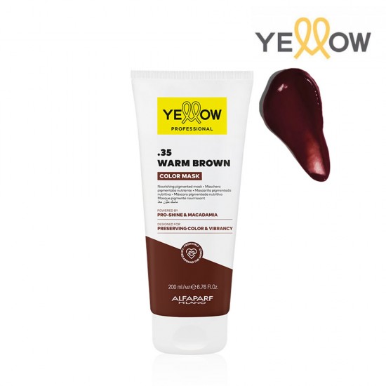 Yellow Color Mask .35 Warm Brown 200ml