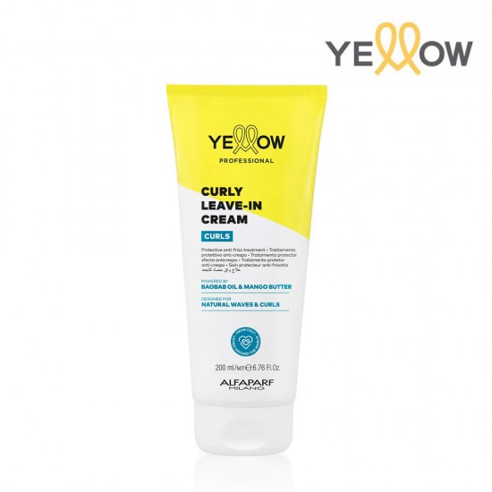 Yellow Curls protective cream for curly and wavy hair 200ml