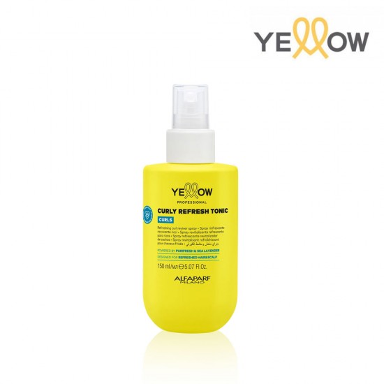 Yellow Curls restorative tonic for curly and wavy hair 150ml