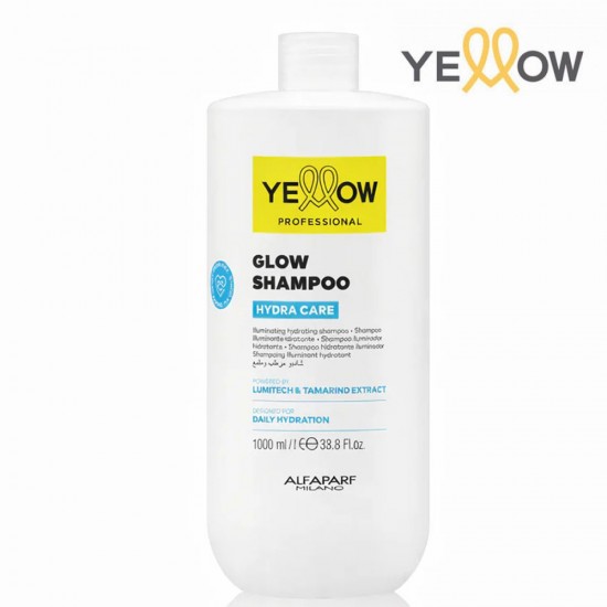 Yellow Hydra Care moisturizing shampoo for hair shine 1000ml