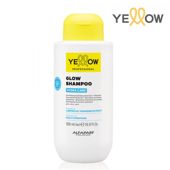 Yellow Hydra Care moisturizing shampoo for hair shine 500ml