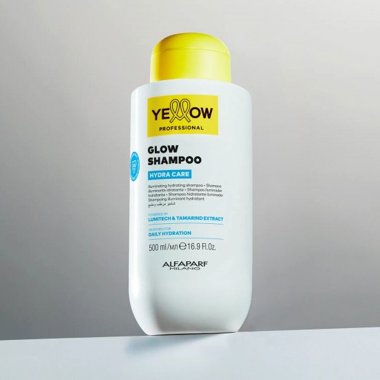 Yellow Hydra Care moisturizing shampoo for hair shine 500ml