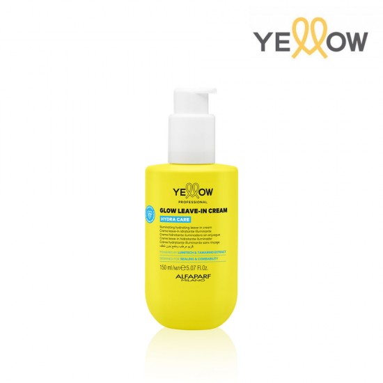 Yellow Hydra Care Leave-In moisturizing cream for hair shine 150ml