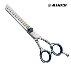 Kiepe Blue Fire 221 professional scissors for hair cutting 30 teeth 6 Inches