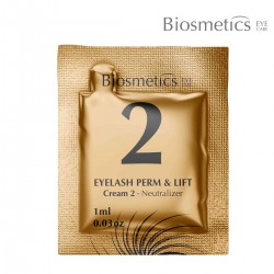 Biosmetics Eyelash Perm & Lift Cream Nr.2 Neutralizing Lotion for Lash Lift and Brow Lamination 1ml