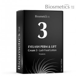 Biosmetics Eyelash Perm & Lift Cream Nr.3 Nourishing Conditioning Lotion for Lash Lift and Brow Lamination 1ml