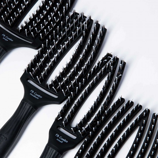 Olivia Garden Fingerbrush Combo Black - Medium
