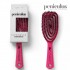 Peniculus Flexibrush Combo Bristles Pink comb with short 100% natural boar and long nylon bristles