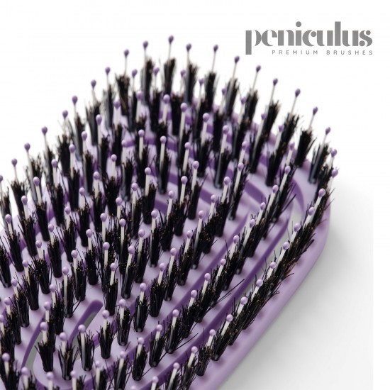 Peniculus Flexibrush Lavanda hairbrush with combined bristles