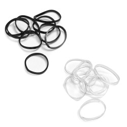 Silicone Hairband black 50pcs