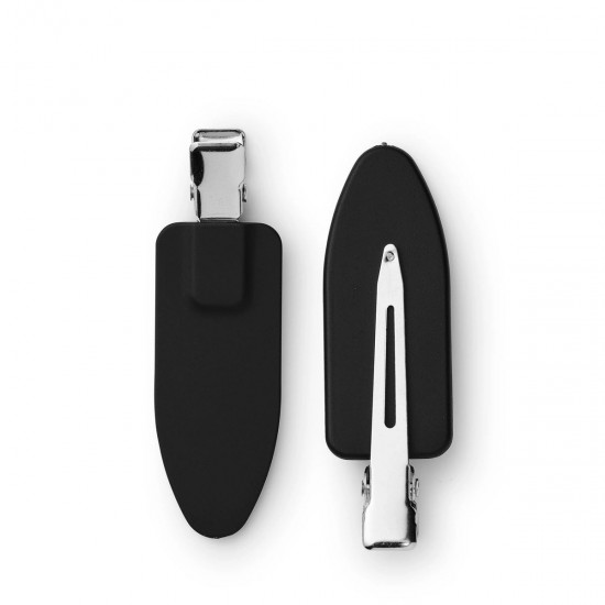 BraveHead Setting Сlip rubberized black 6 pcs.