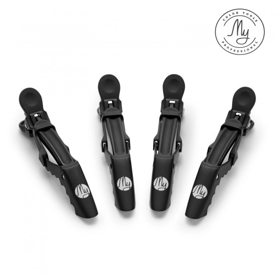My Jawclip Raven Black hair clips 4pcs