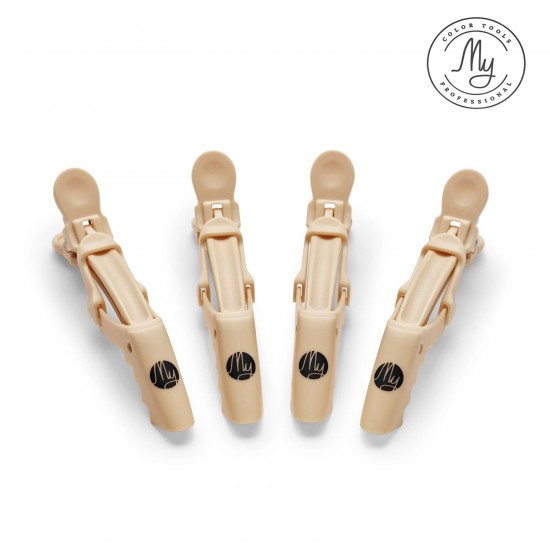My Jawclip Desert Beige hair clips 4pcs