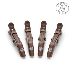 My Jawclip Coffee Brown hair clips 4pcs