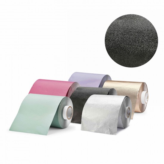 Aluminium Foil 12cm x 100m embossed black