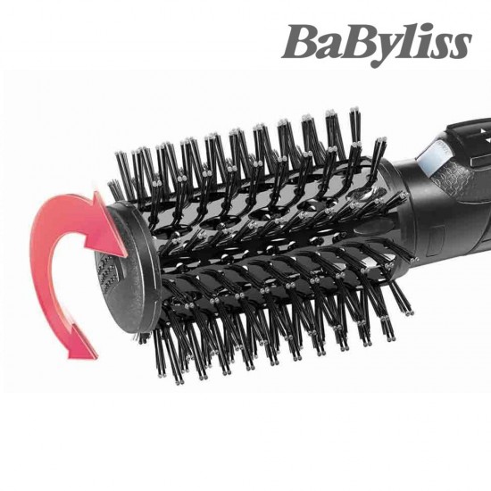 Babyliss Pro Rotating 800 electric rotating hair styling brush with two attachments 