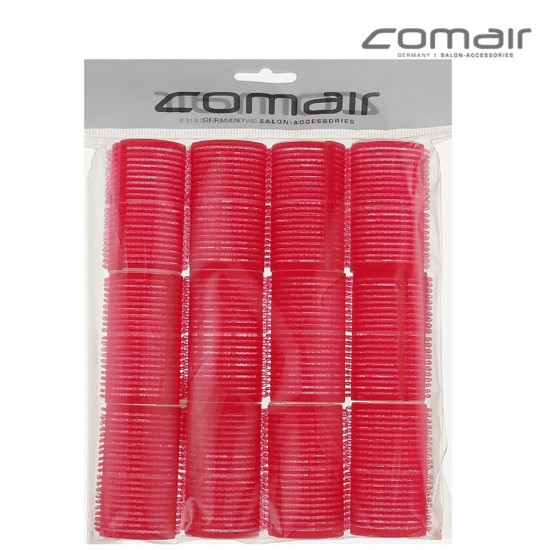 Comair Jumbo hair rollers 36mm red 12pcs