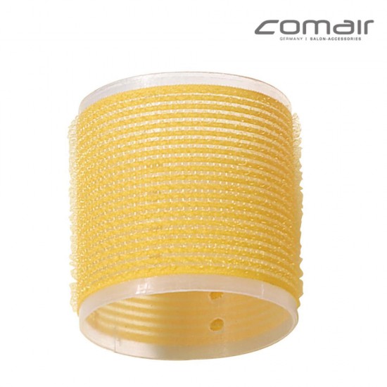 Comair Jumbo hair rollers 66mm yellow 6pcs