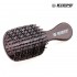 Kiepe Detangler Mini-Brushes hair brushes with black design and red glitter