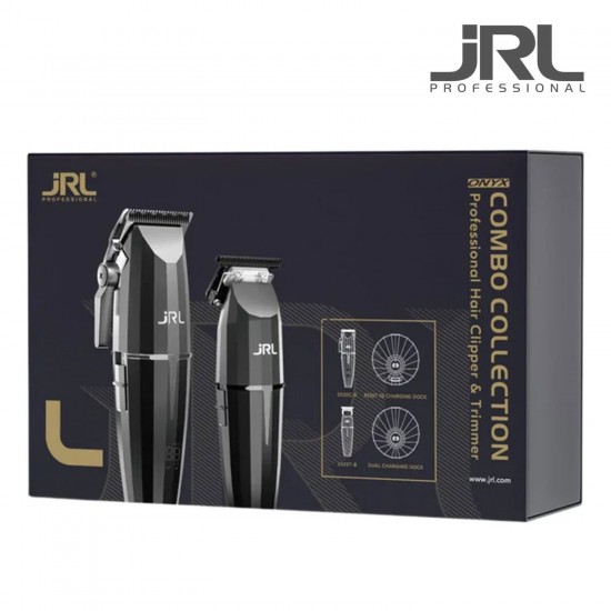 JRL Onyx Collection Combo Kit clipper and trimmer in one set