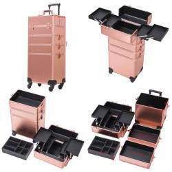 Beauty Case for makeup KC-TR007 rose gold