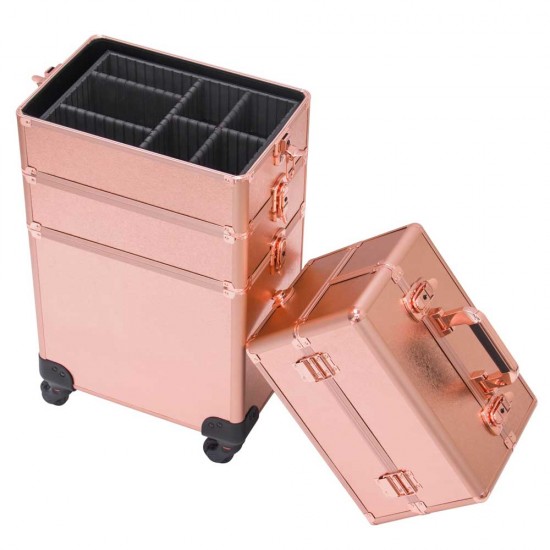 Beauty Case for makeup KC-TR007 rose gold