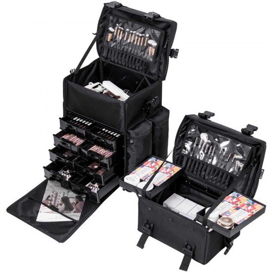 Makeup Bag 2in1 KC-N43 Black