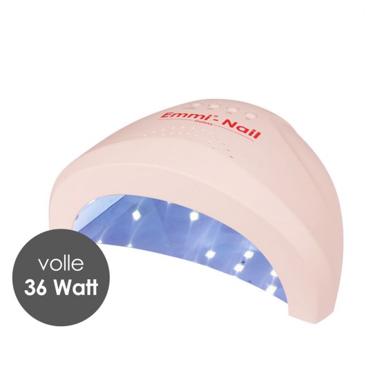 UV LED nail lamp Emmi-Nail Galaxy for manicure with timer pink