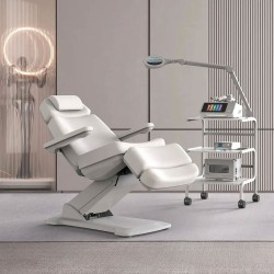 Silverfox beauty chair 2221F with 3 motors white