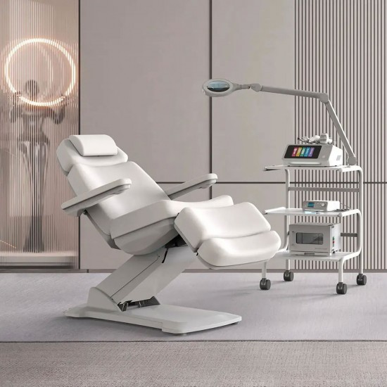 Silverfox beauty chair 2221F with 3 motors white