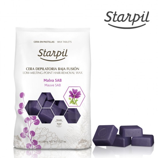 Starpil Stripless Purple Malva Hard Wax Starpil (Original Blend) 1kg