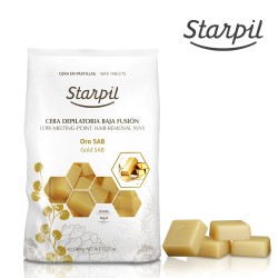 Starpil Stripless Gold Hard Wax with Titanium Dioxid Starpil (Original Blend), 1kg
