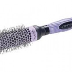 Professional round hairbrush, Purple Pink 33 mm