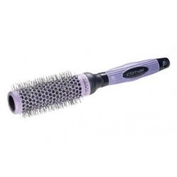 Professional round hairbrush, Purple Pink 33 mm