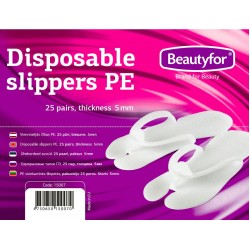 Disposable Slippers PE (25 pairs)