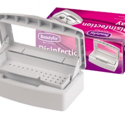 Disinfecting Tray for Manicure Pedicure Nail Art Makeup Implements and Tools