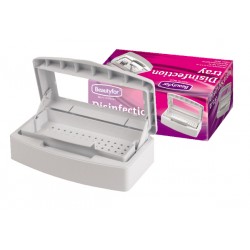 Disinfecting Tray for Manicure Pedicure Nail Art Makeup Implements and Tools